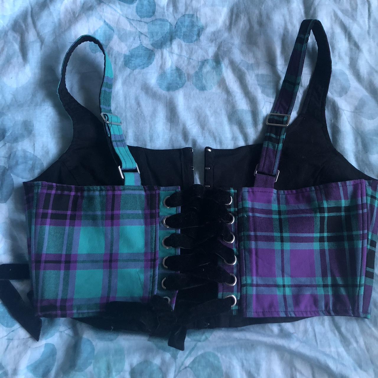 Dangerfield Tartan Corset Top Absolutely Love How Depop