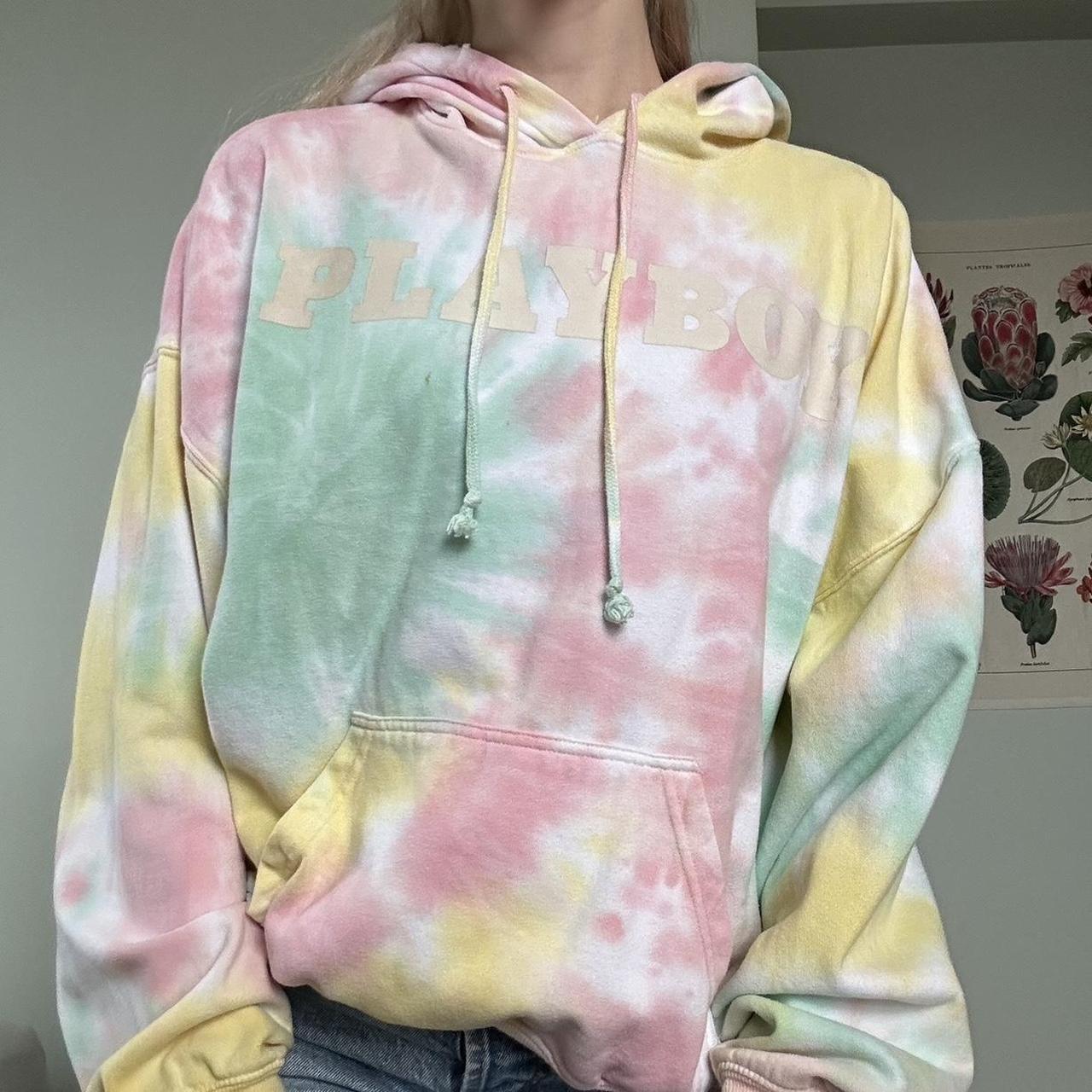 Pacsun playboy hoodie tie dye sale