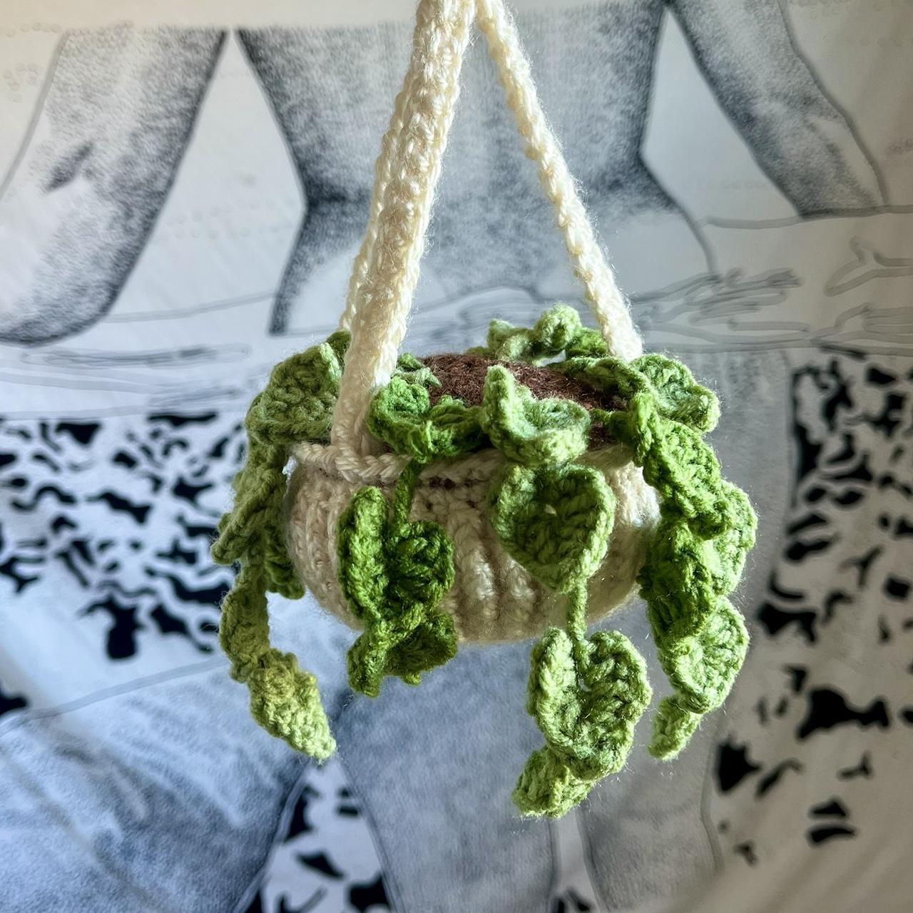 Non-killable crochet house plant 🪴 🌿 this little... | Depop
