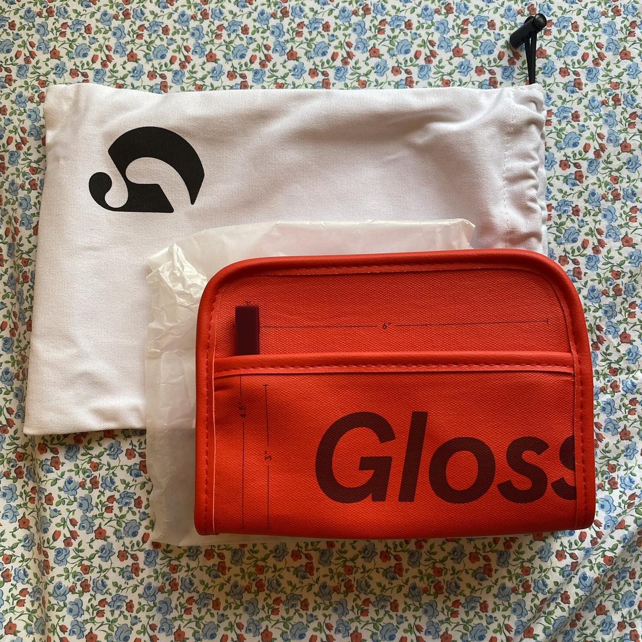 Glossier Atlanta *Exclusive* order Red Mini Beauty Bag