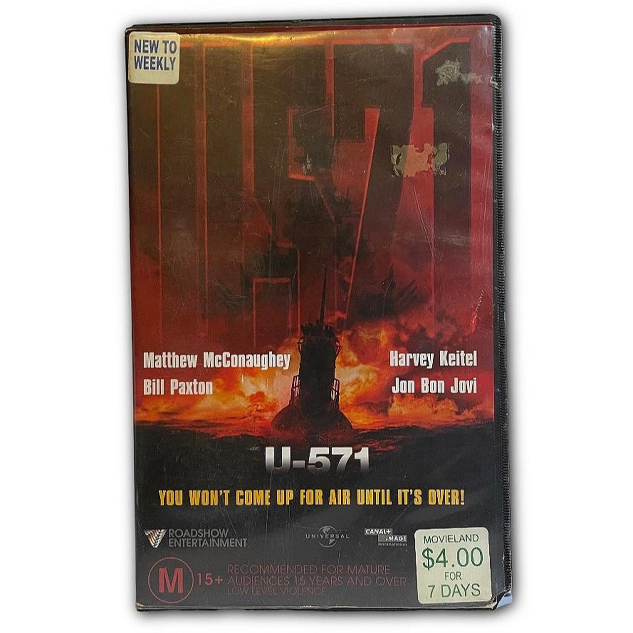 u-571 big box ex rental vhs tape shoot me a message... - Depop