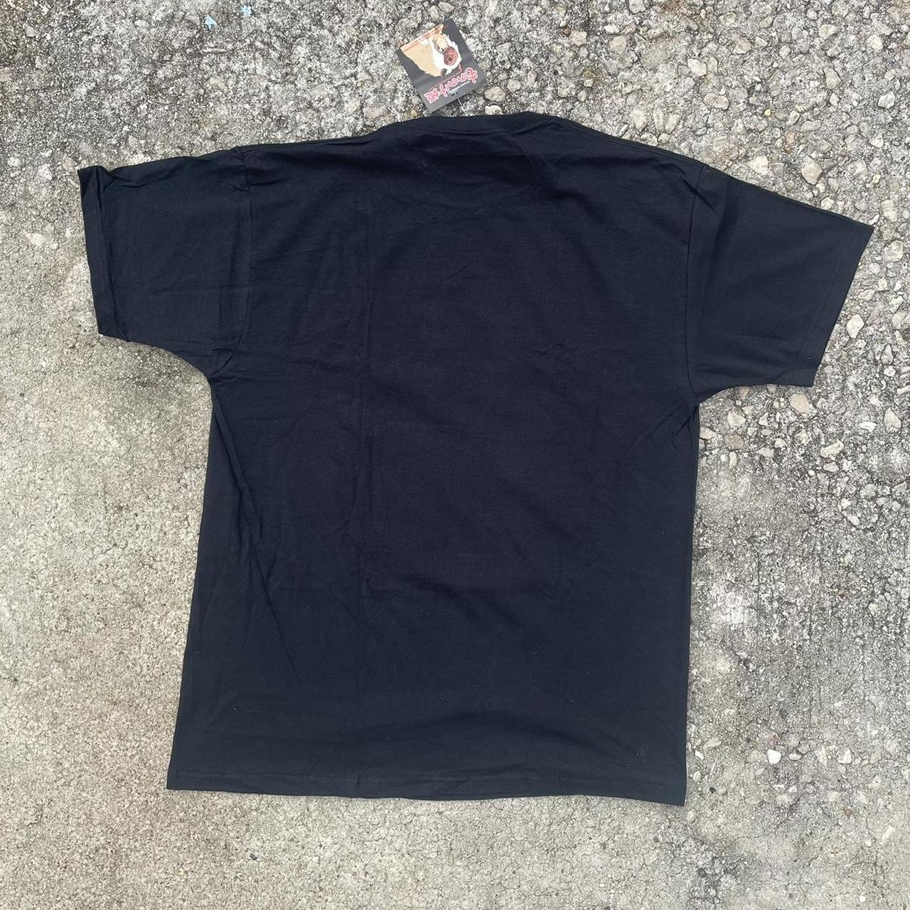 Studio Men's Black and Blue T-shirt | Depop