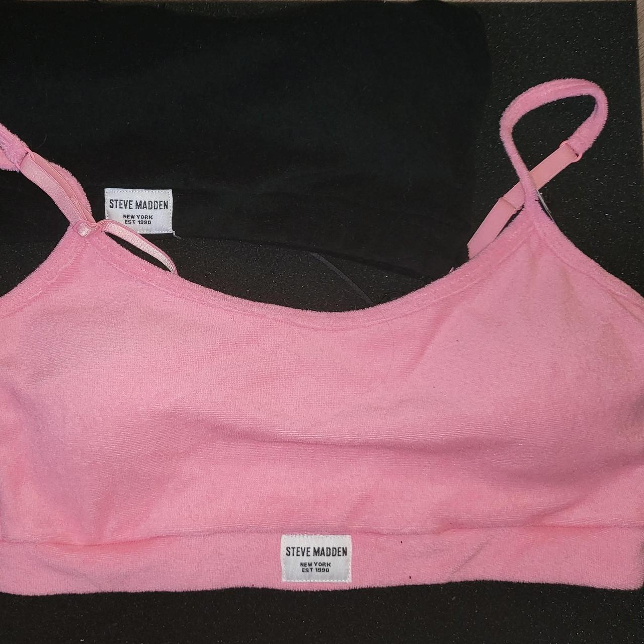 Steve Madden NYC bralette set of 2, soft towel... - Depop