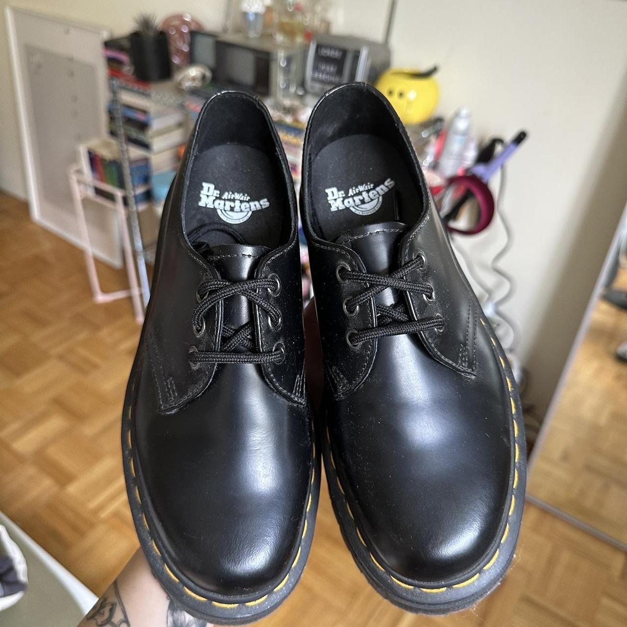 Dr. Martens 1461 Quad Leather Platform Shoes size -... - Depop