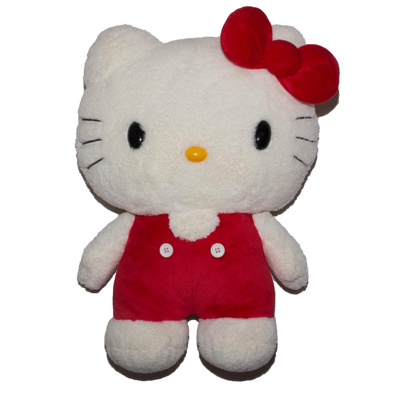 Large Vintage Hello Kitty Plush. Fuzzy large... - Depop