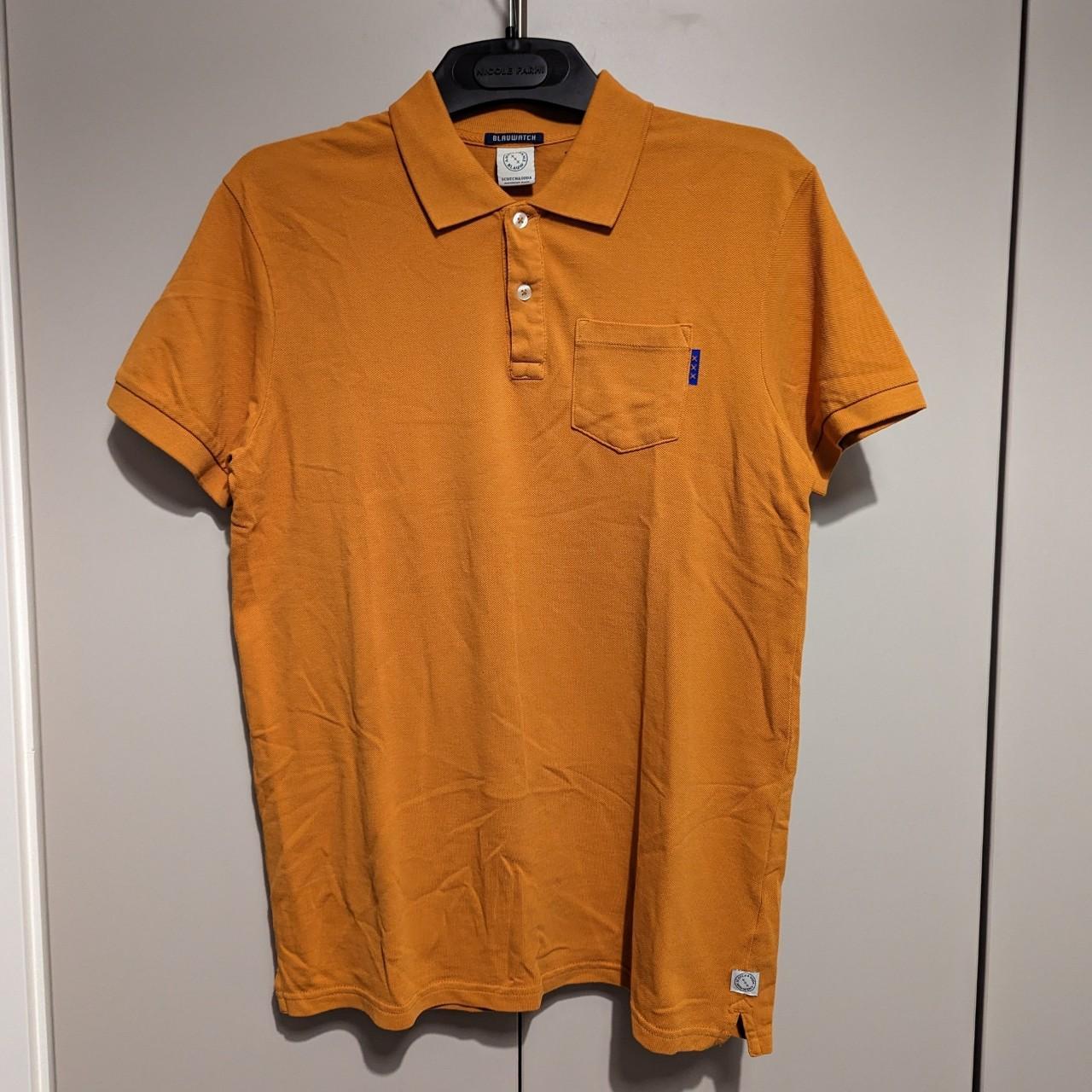 Scotch & Soda orange polo shirt. Classic vintage... - Depop