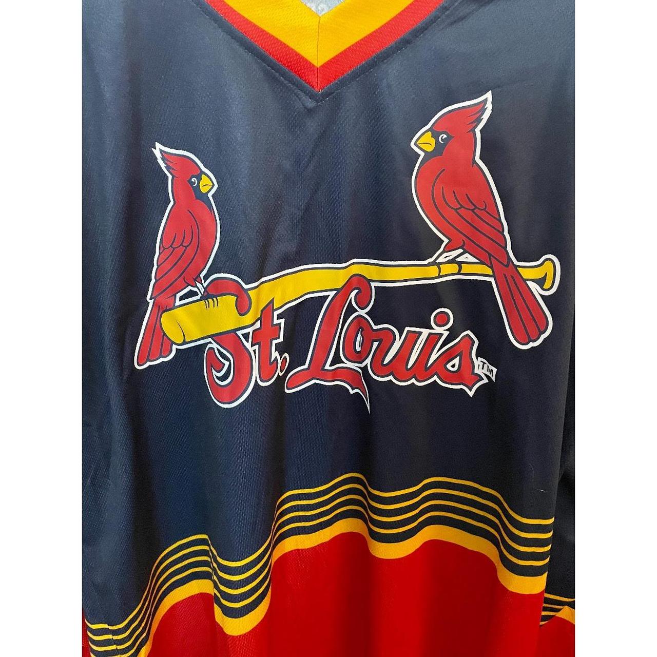 St Louis Cardinals Baseball Jersey - Bally Sports - - Depop