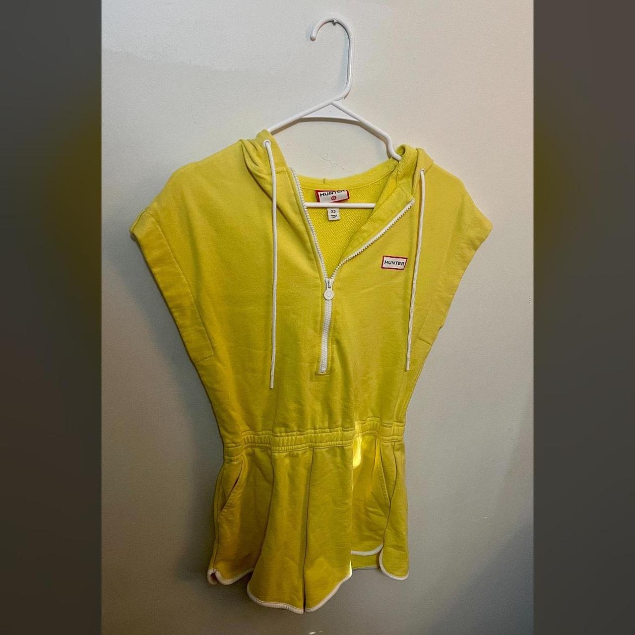 Hunter Women's Yellow Top Depop