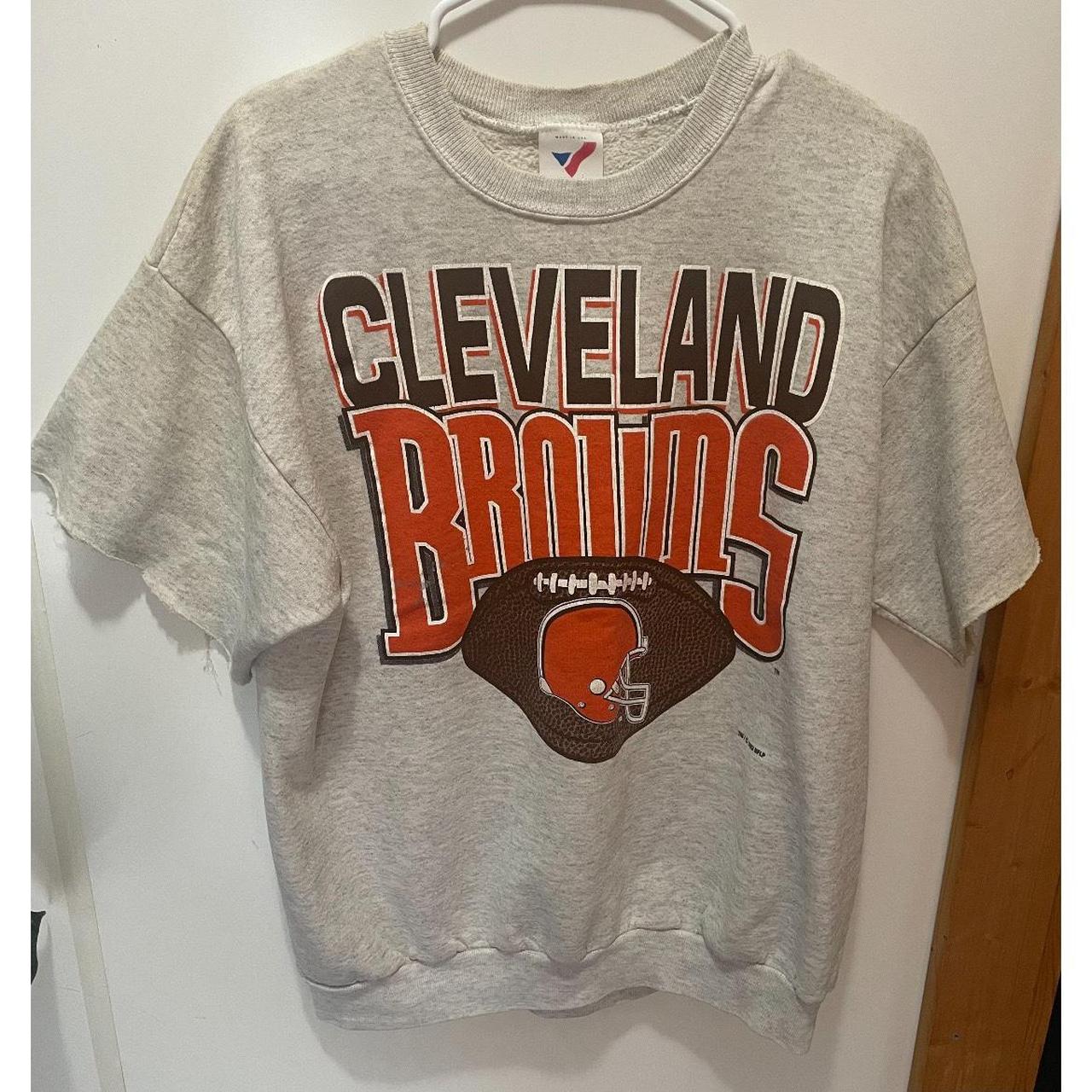 NFL Cleveland Browns Sweatshirt 90s Vintage Jumper, - Depop