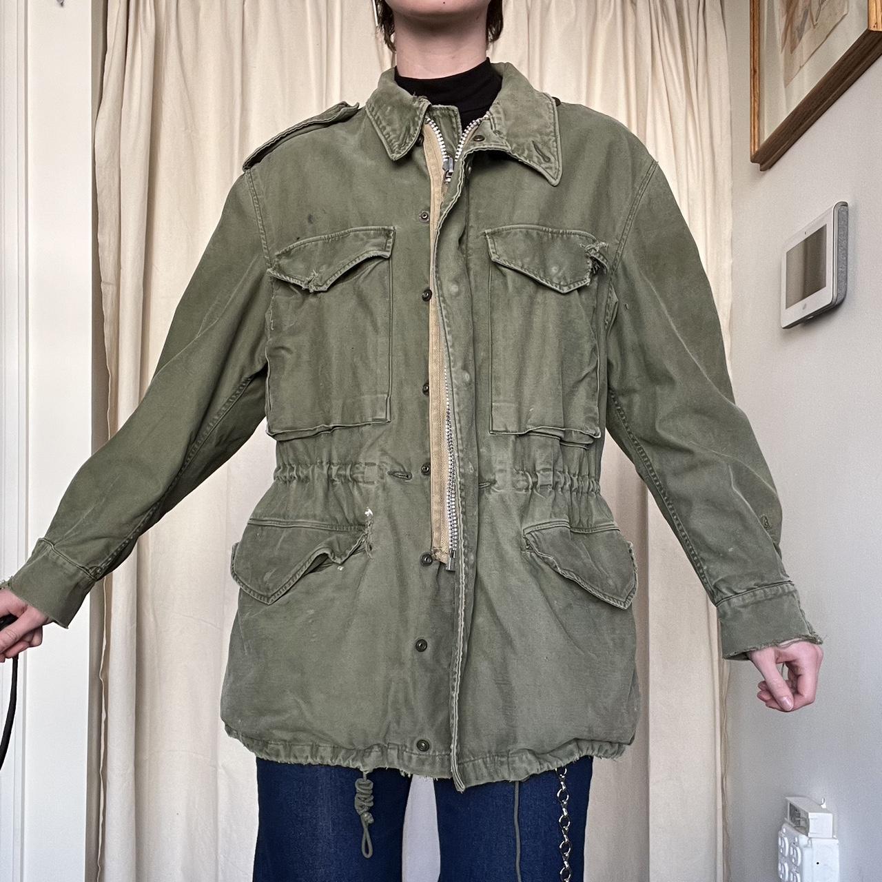 Américain VINTAGE MILITARY SHIRT JACKET-