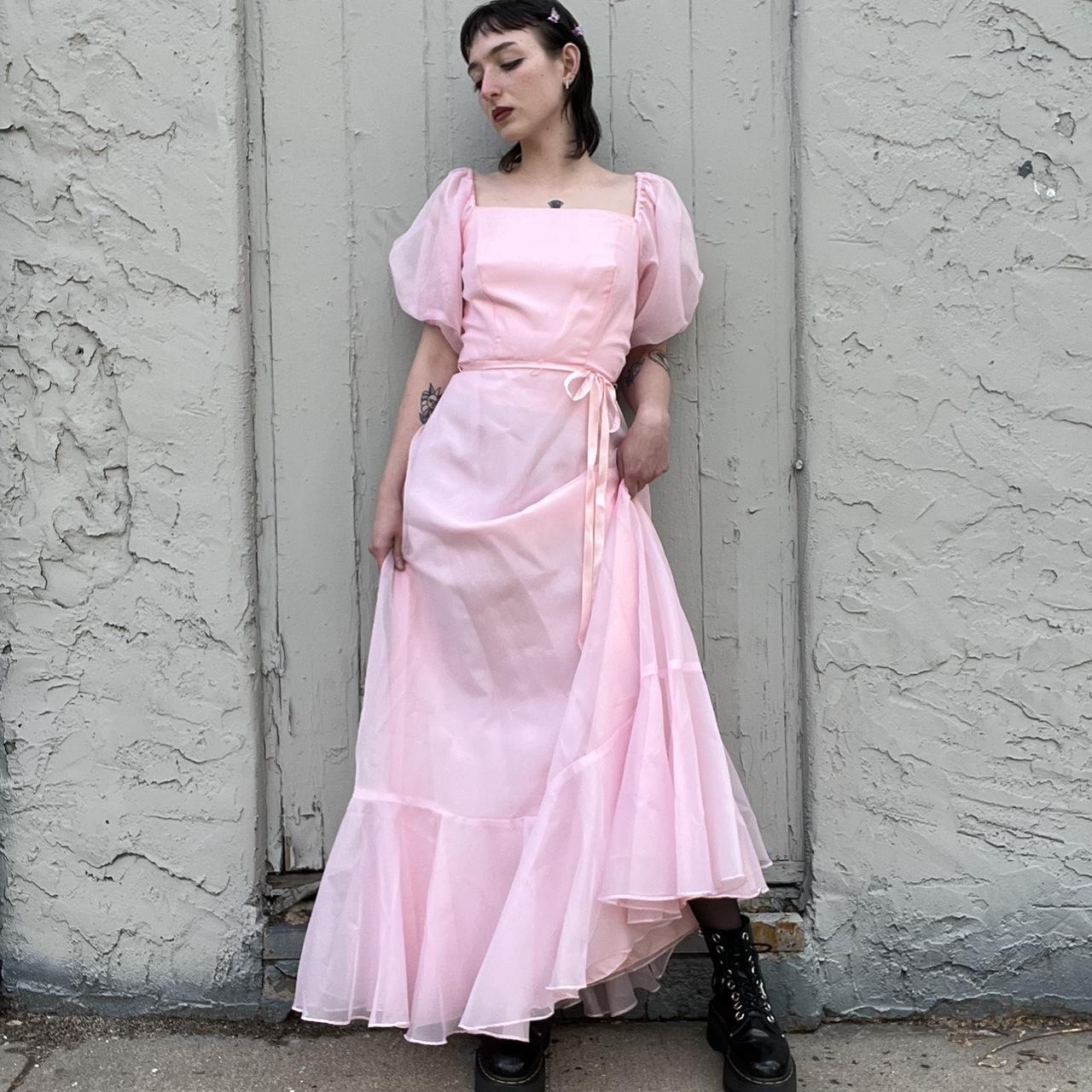 The prettiest pink princess dress 😍 vintage 1960s... - Depop