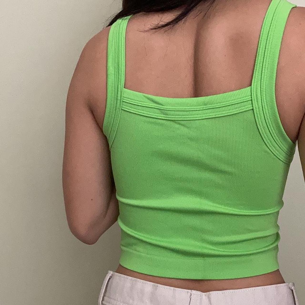 urban-outfitters-women-s-green-crop-top-depop