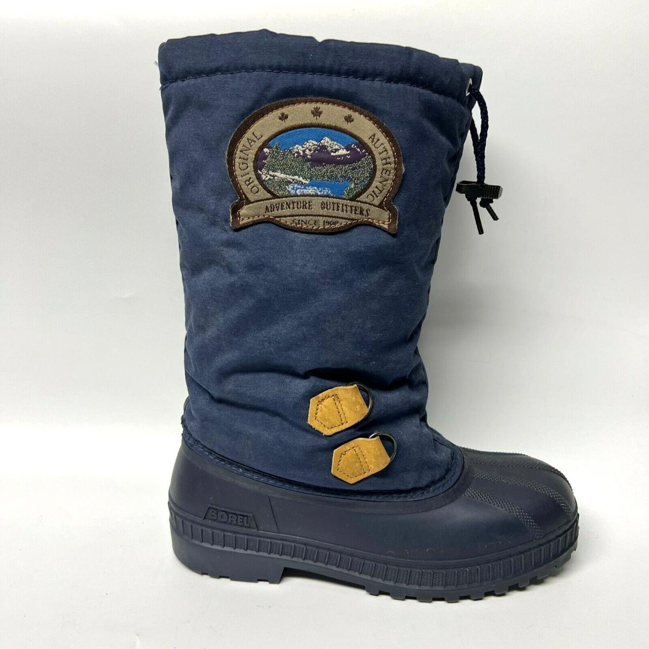 navy blue sorel boots