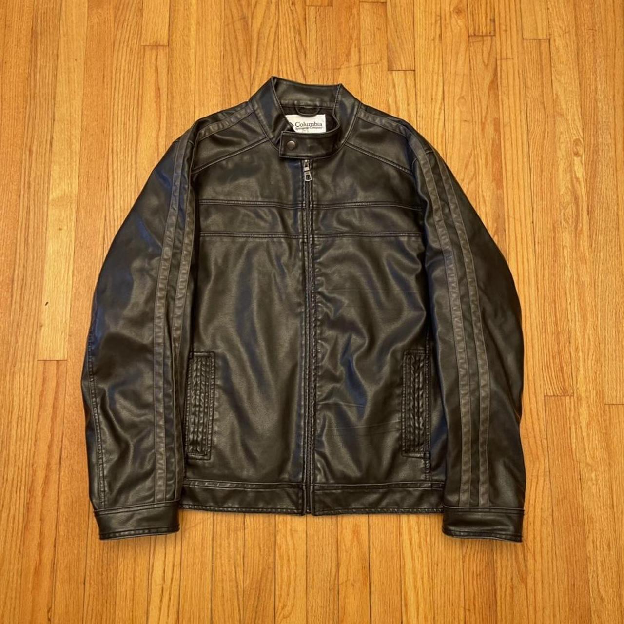 Columbia leather jacket hotsell