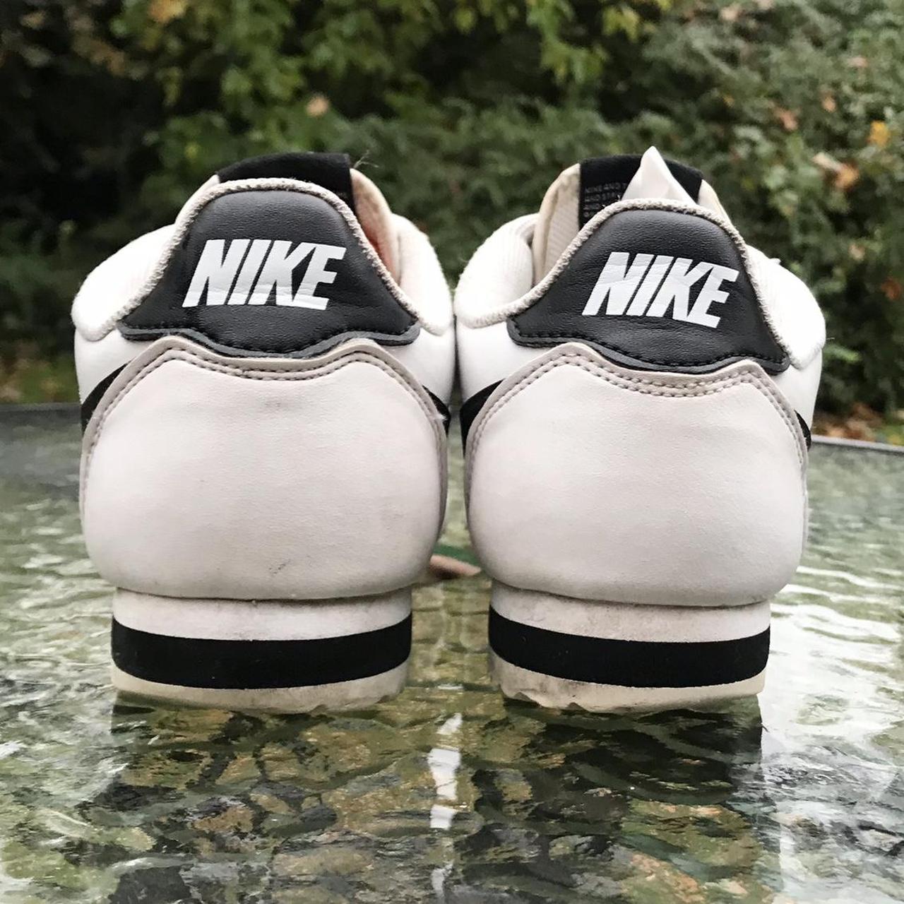 womens white leather nike trainers