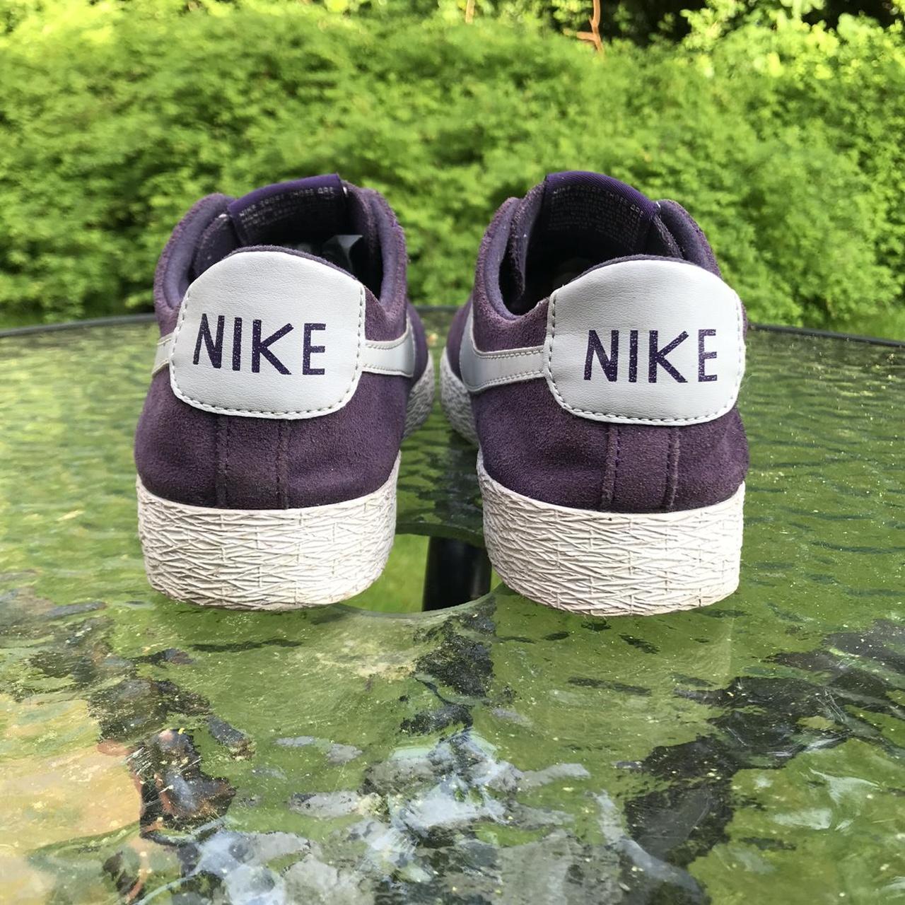 nike blazer low womens purple