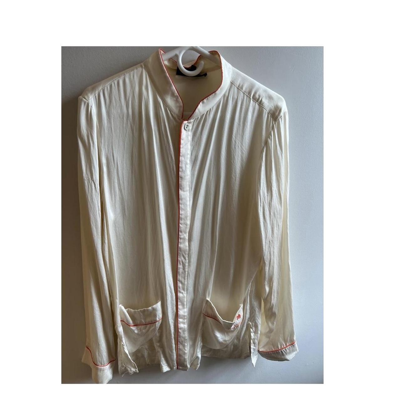 Shanghai tang 100 silk pyjama shirt worn once