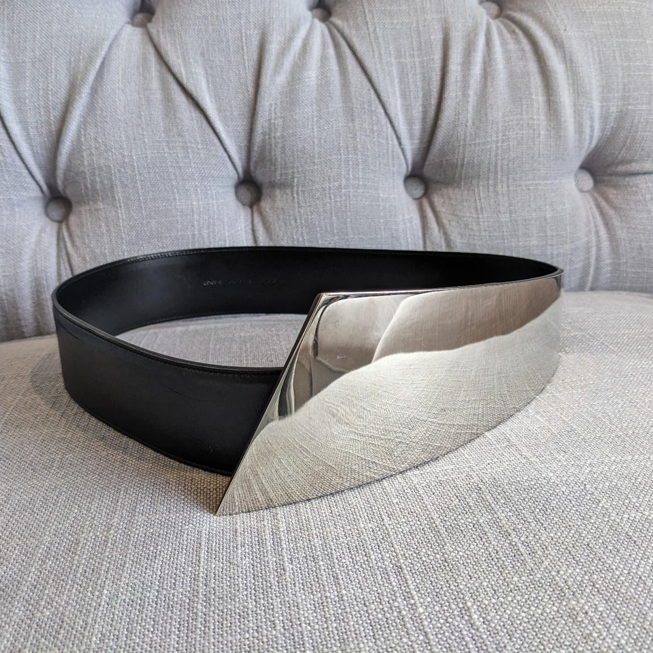 Silver metal waist on sale belt