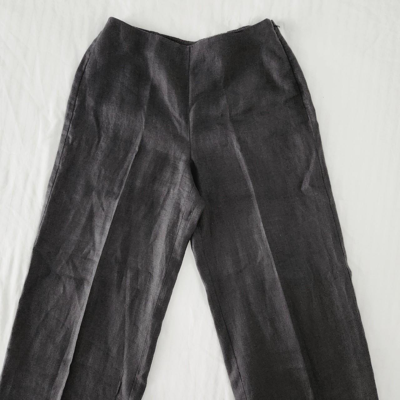 Eileen Fisher Women's Black Trousers | Depop