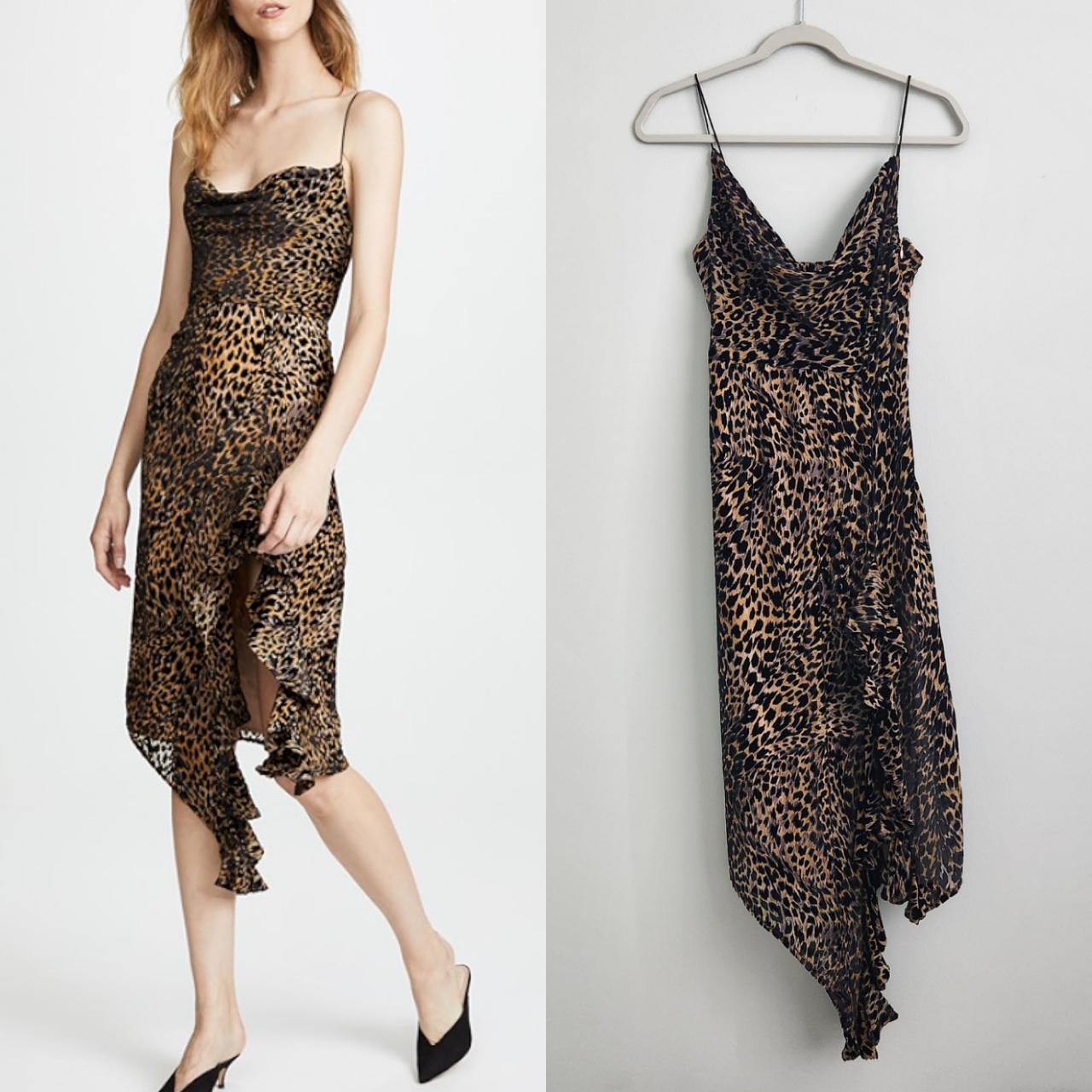 Emilia leopard 2025 slip dress