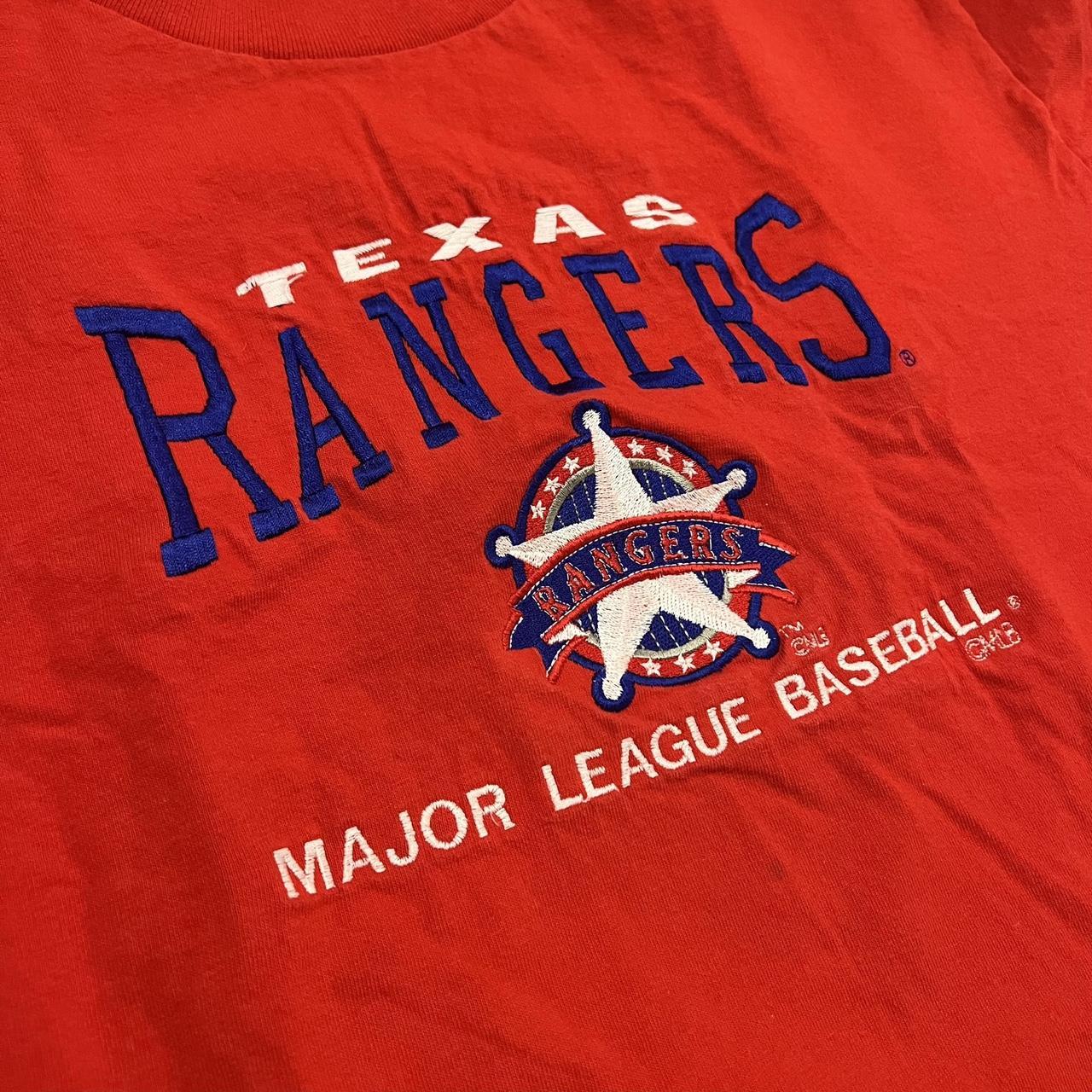 Vintage 1998 Texas Rangers Shirt Lee tag - Size XL - Depop