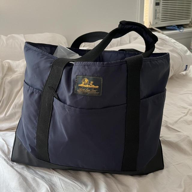 aime leon dore nylon unisphere tote bag in... - Depop