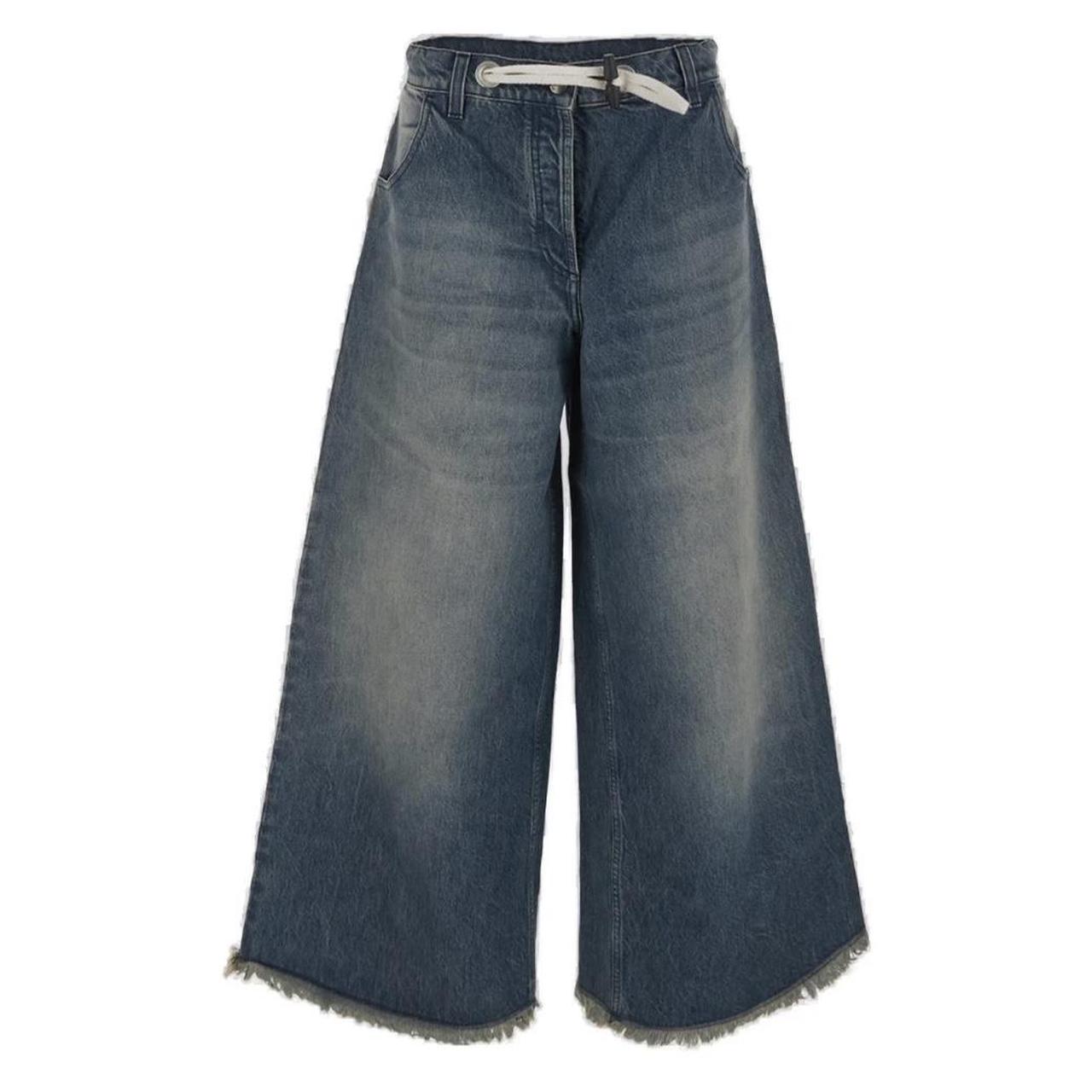 MONCLER Palm Angels ワイドレッグ Denim デニム ジーンズ Moncler Jeans moncler genius x palm angels - Blue
