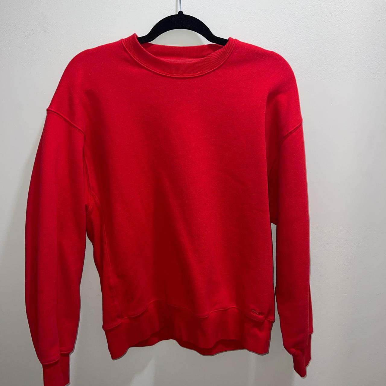 Aritzia cozy fleece boyfriend crewneck Depop