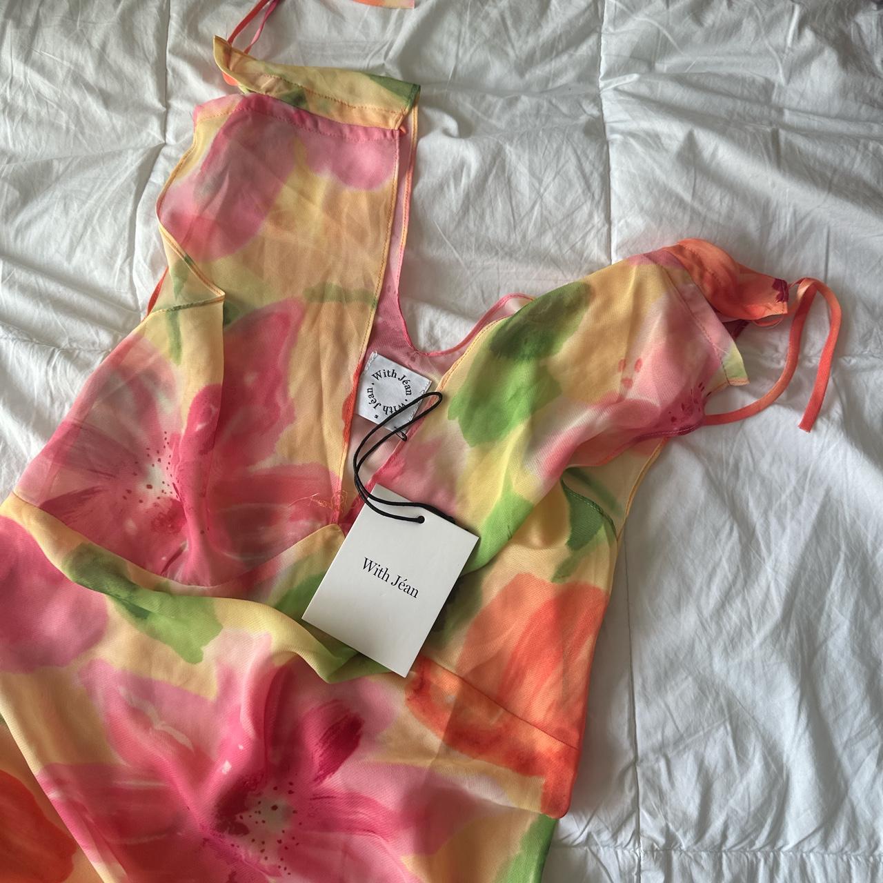 BNWT with jean lani dress in petunia size small - Depop