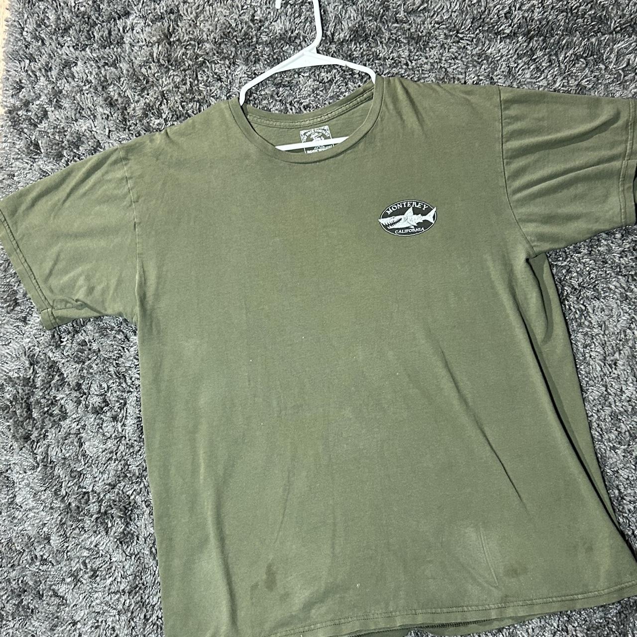 monterey-california-forest-green-shirt-the-duck-depop