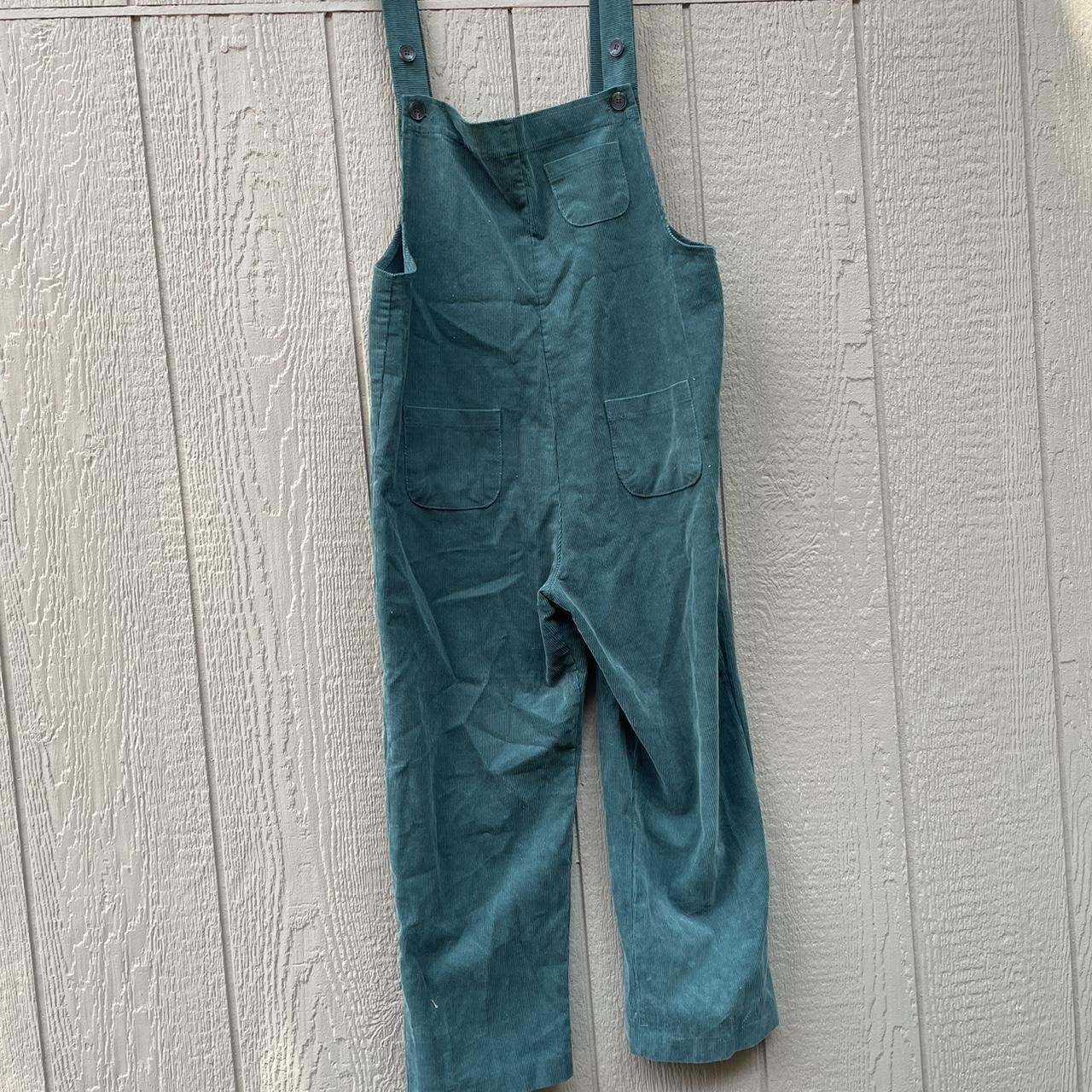 Olive Women's Green Dungareesoveralls Depop