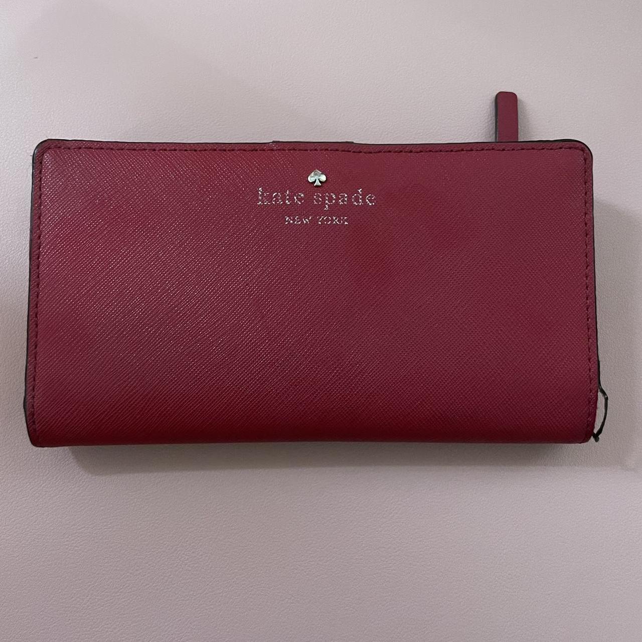 Red Kate Spade Wallet! Pre-Loved, some wear to the... - Depop