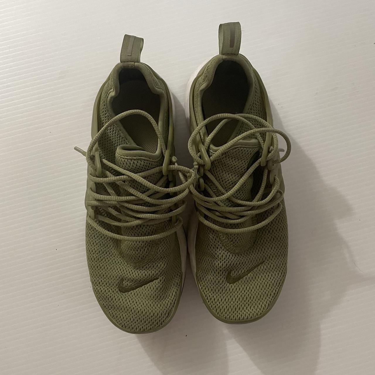 womens olive green prestos