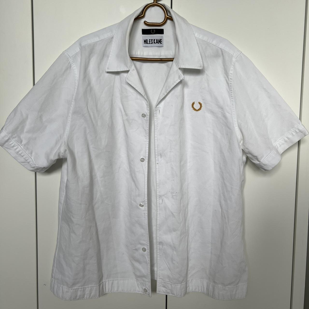 トップス FRED PERRY MILES KANE BOWLING SHIRT Fred Perry x Miles Kane Bowling Shirt Black | END. (US)