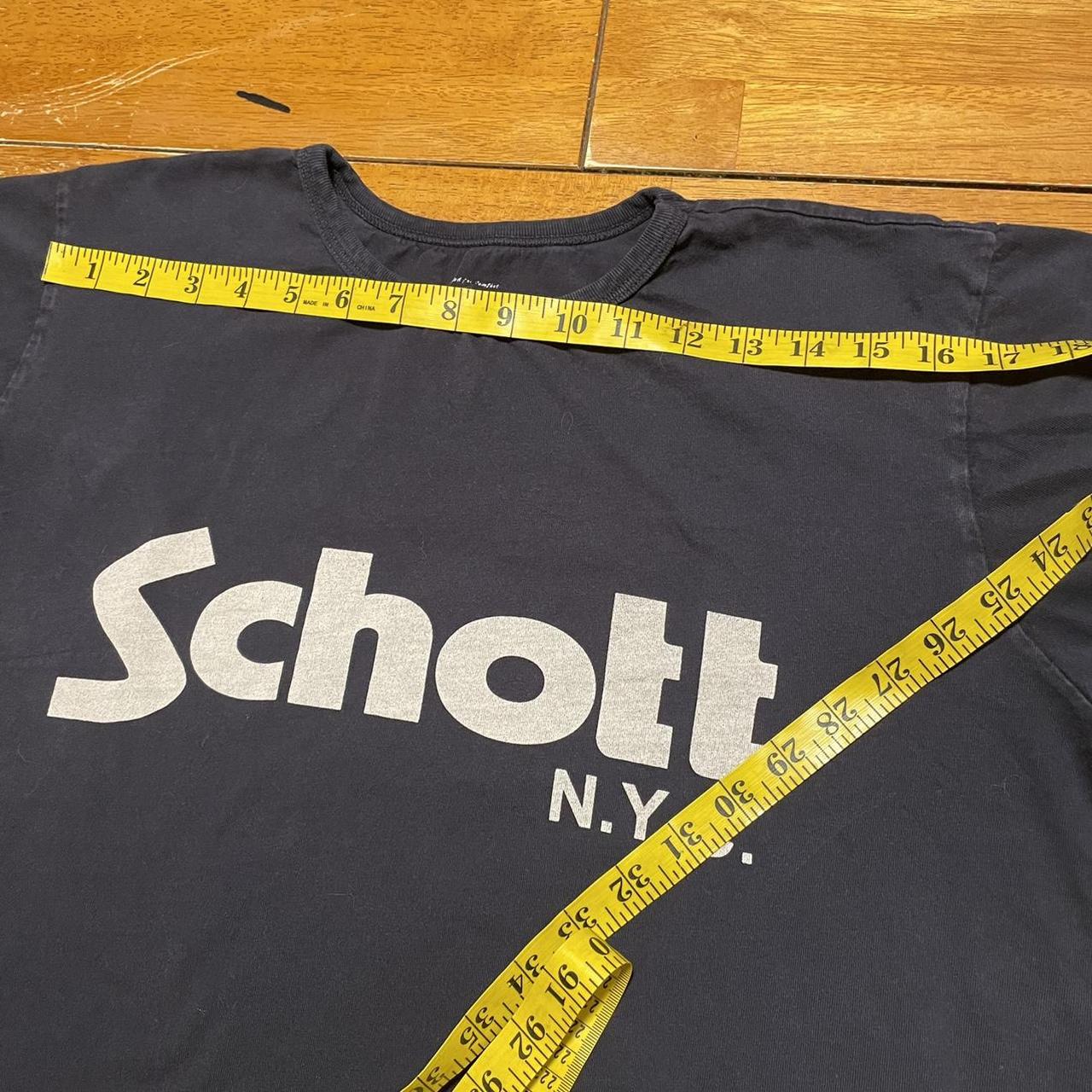 Schott Men's Black T-shirt (8)