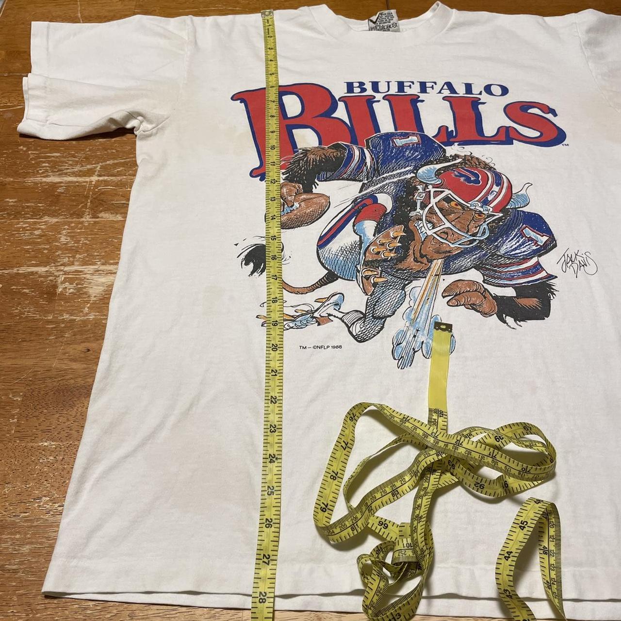 Vintage 90's NFL Buffalo Bills T-Shirt Nutmeg Jack Davis ! Rare Print!