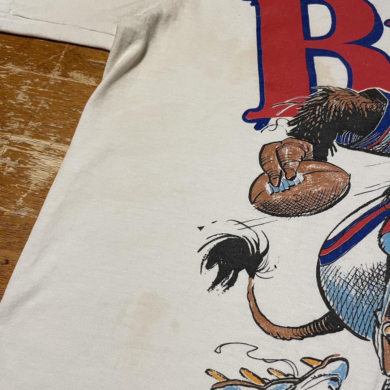 Vintage 90's NFL Buffalo Bills T-Shirt Nutmeg Jack Davis ! Rare Print! |