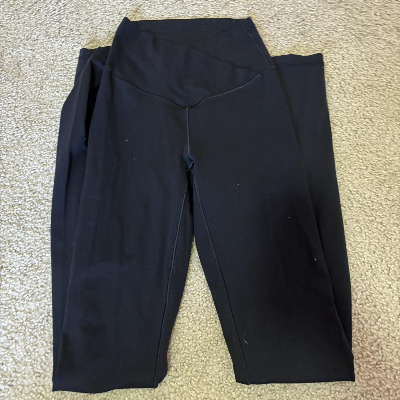 heathered gray aerie bootcut leggings that fit so - Depop