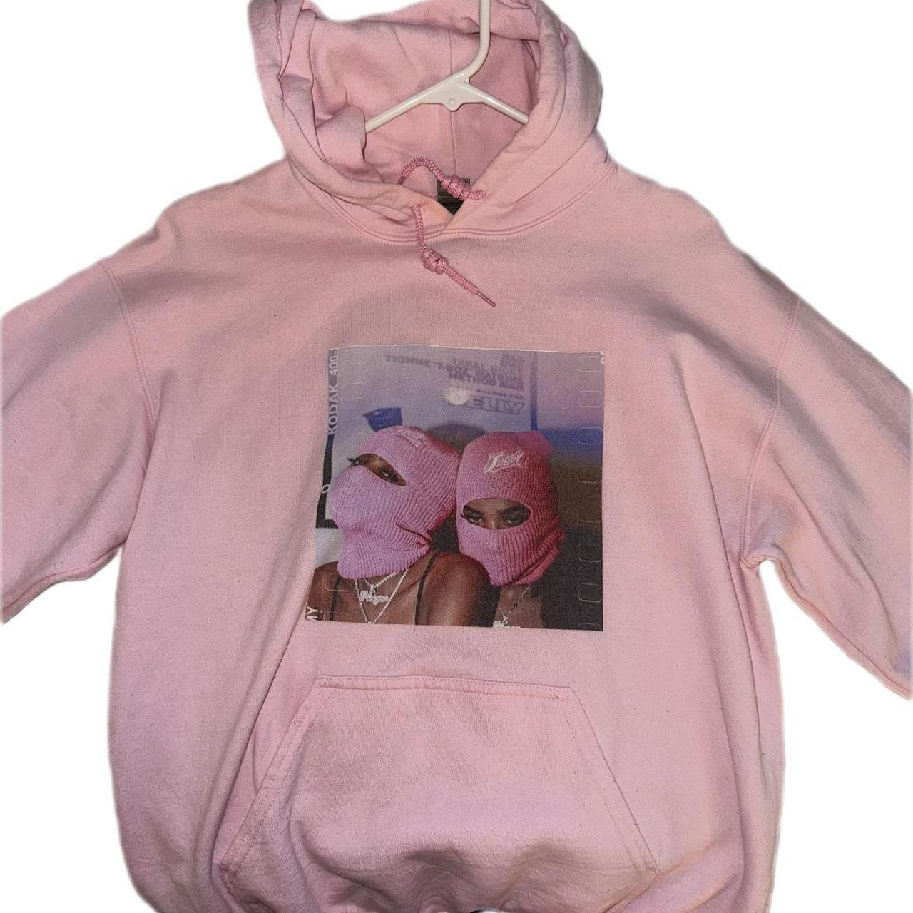 Pink store hypebeast hoodie