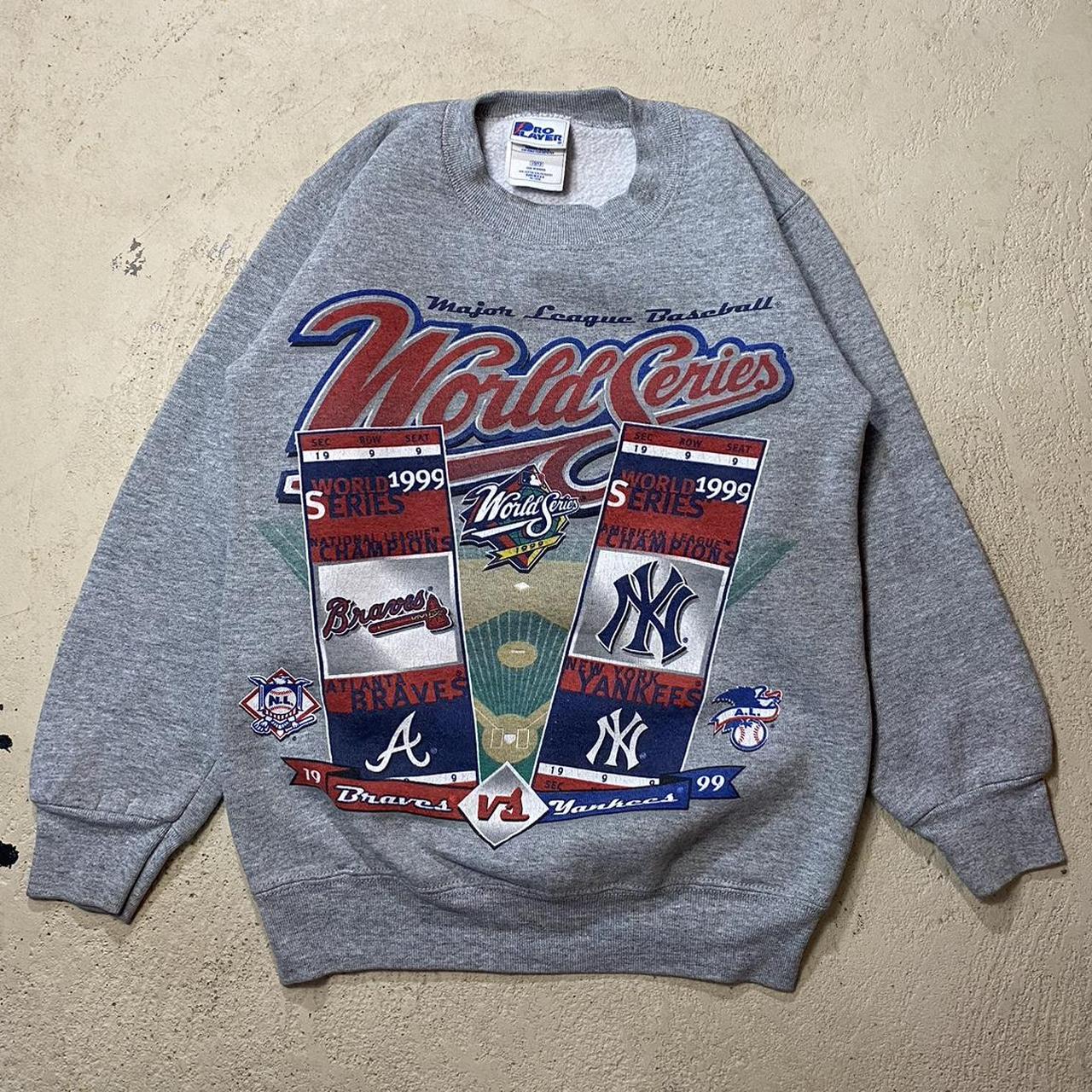 Vintage New York Yankees Sweatshirt! MLB zip up - Depop