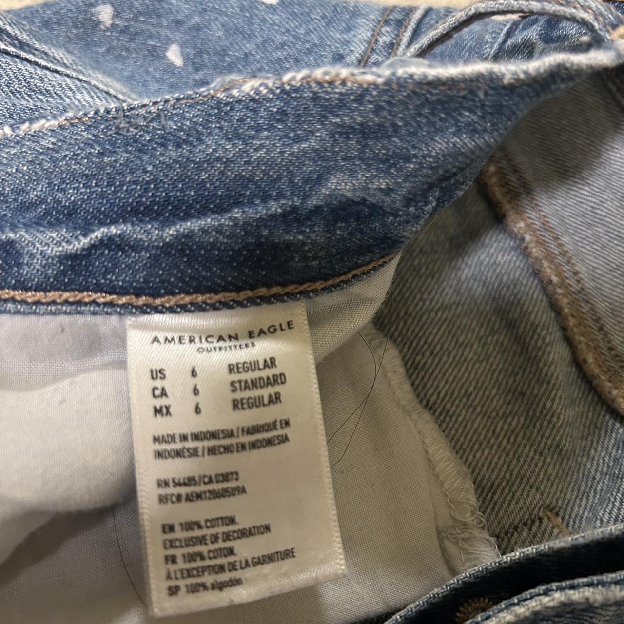 american eagle dad jeans! worn a few times in great... Depop