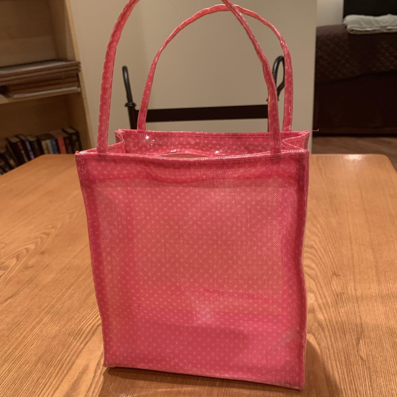 Estée Lauder Women's Pink and White Bag