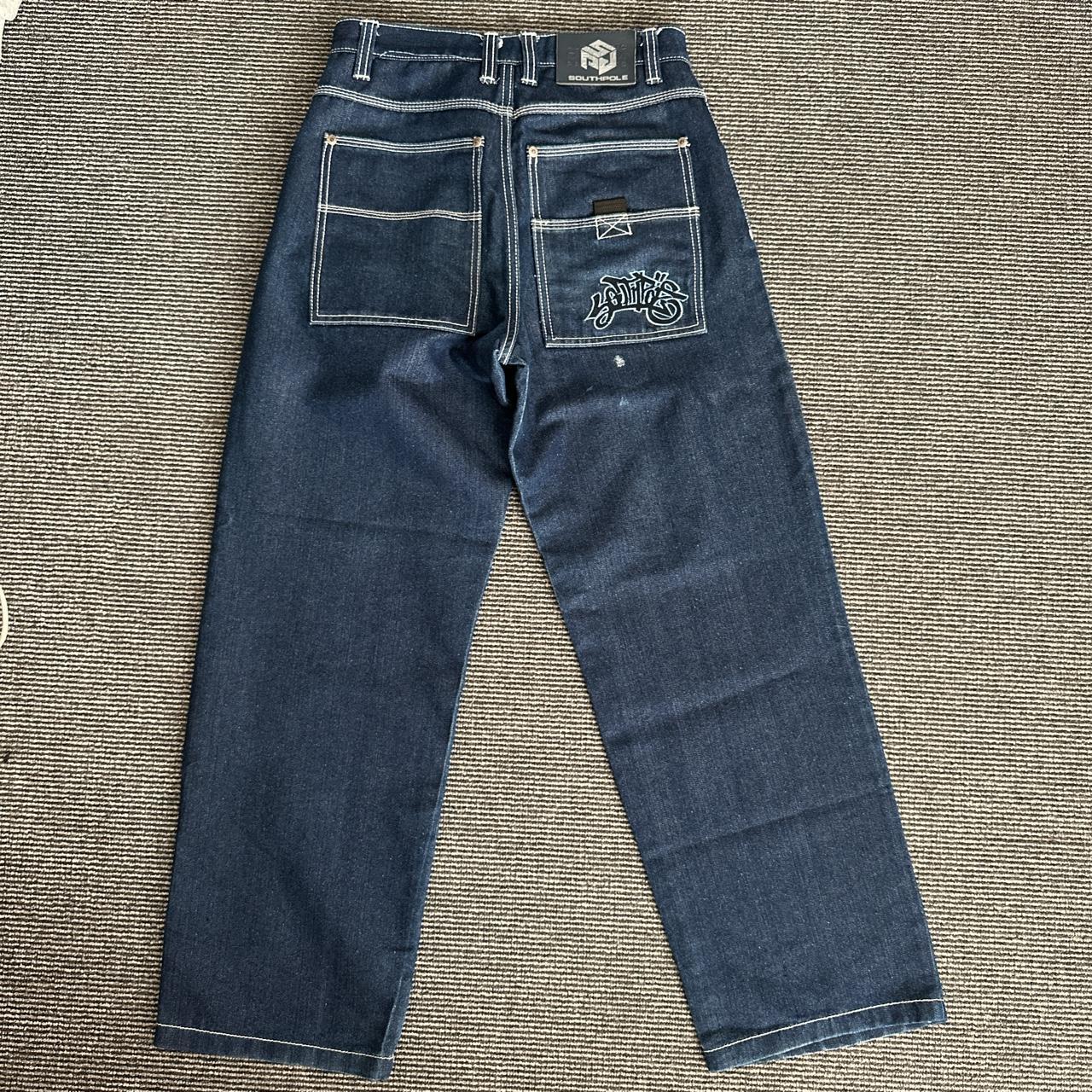 vintage southpole baggy jeans waist 29” leg 30”. in... - Depop