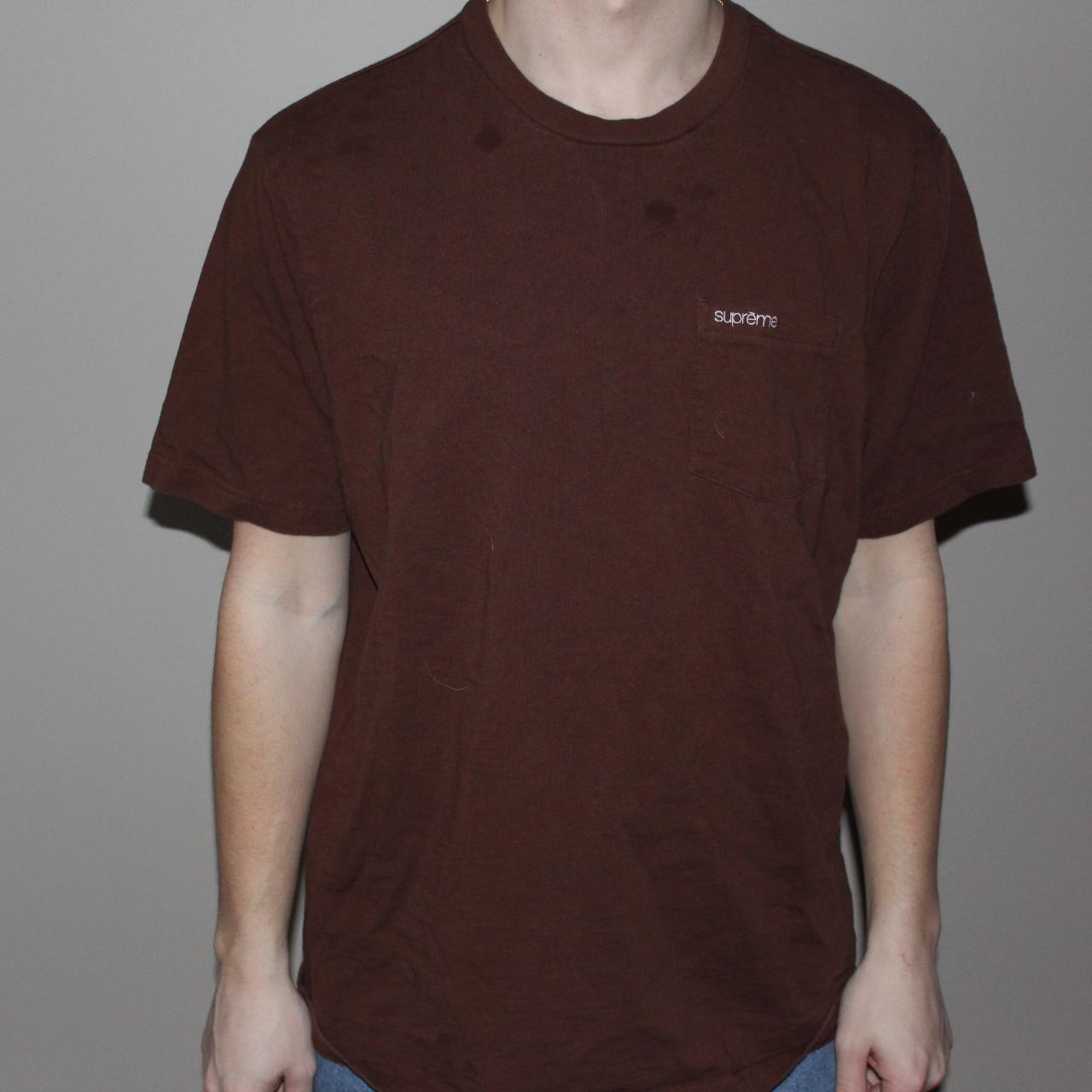 Brown Supreme Pocket Tee, FW 2021, Great...