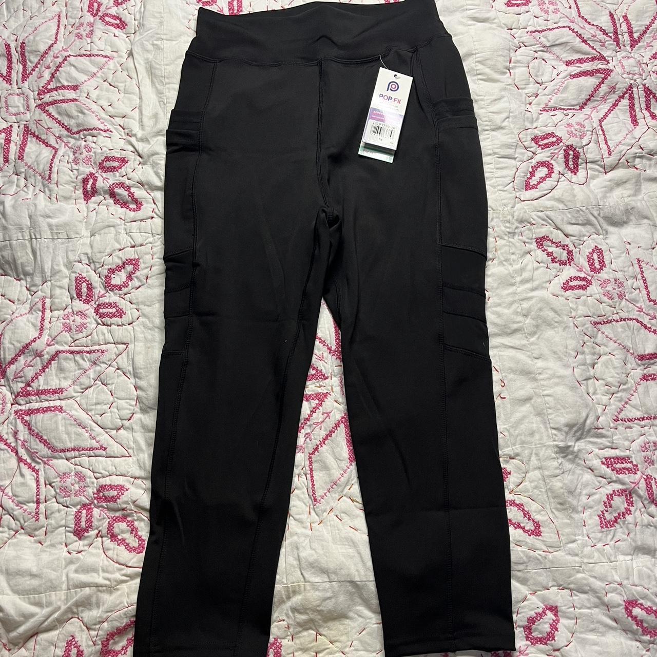Black Fittness Leggings from POPFIT Additional Depop