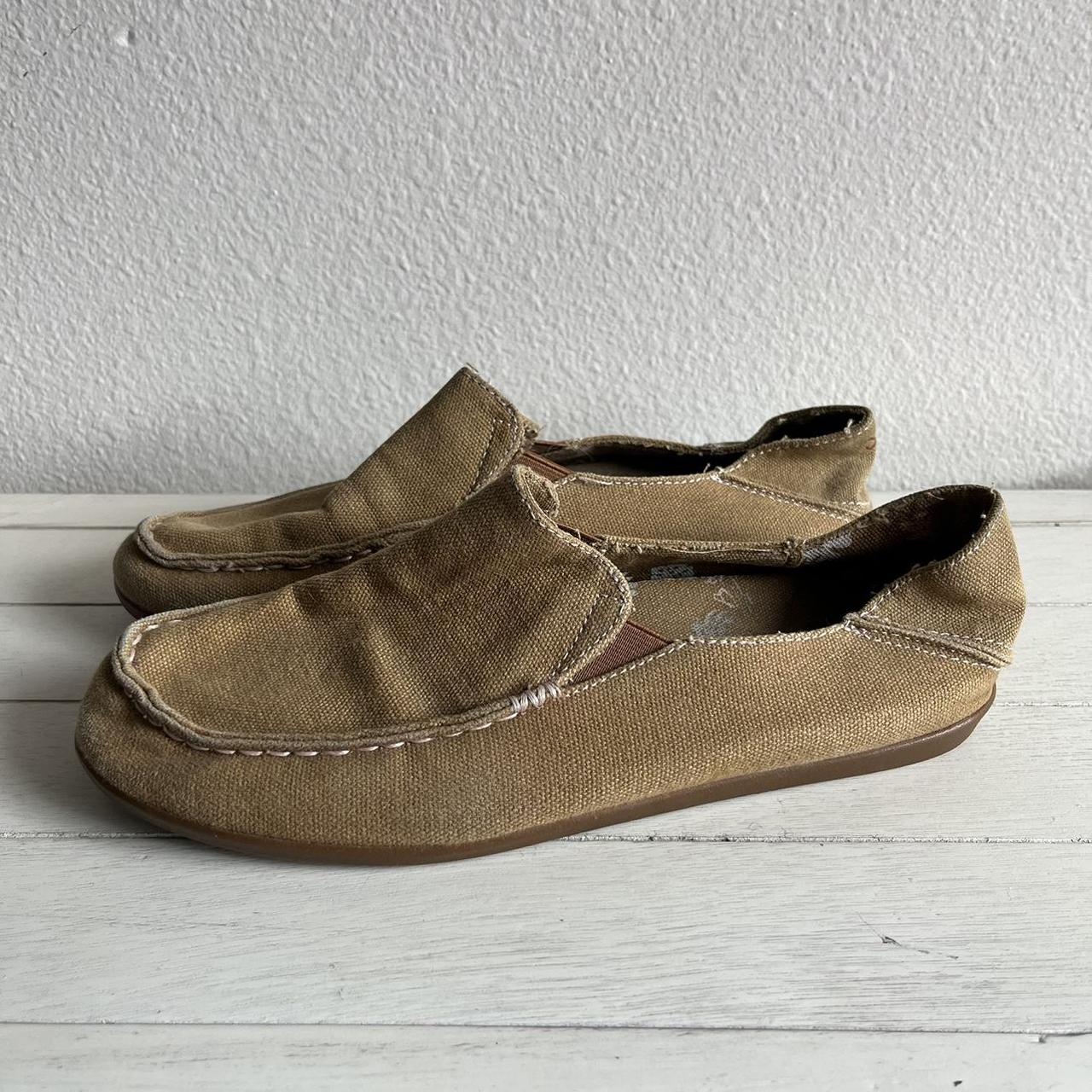olukai canvas slip on