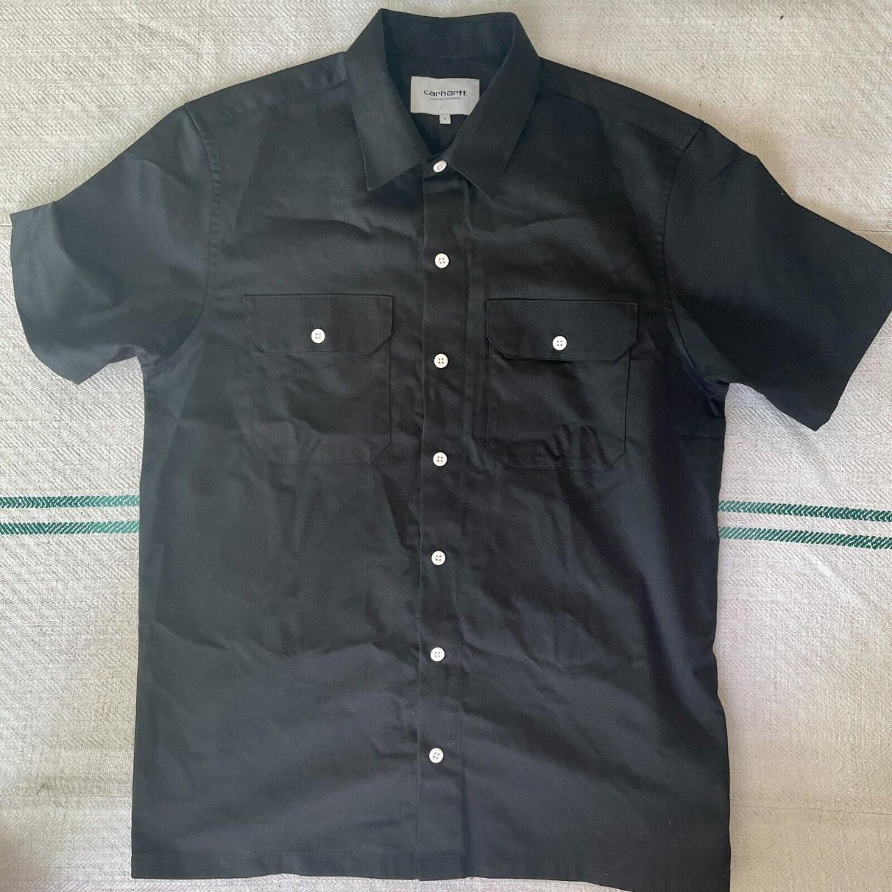 Carhartt WIP Men's Black Shirt | Depop