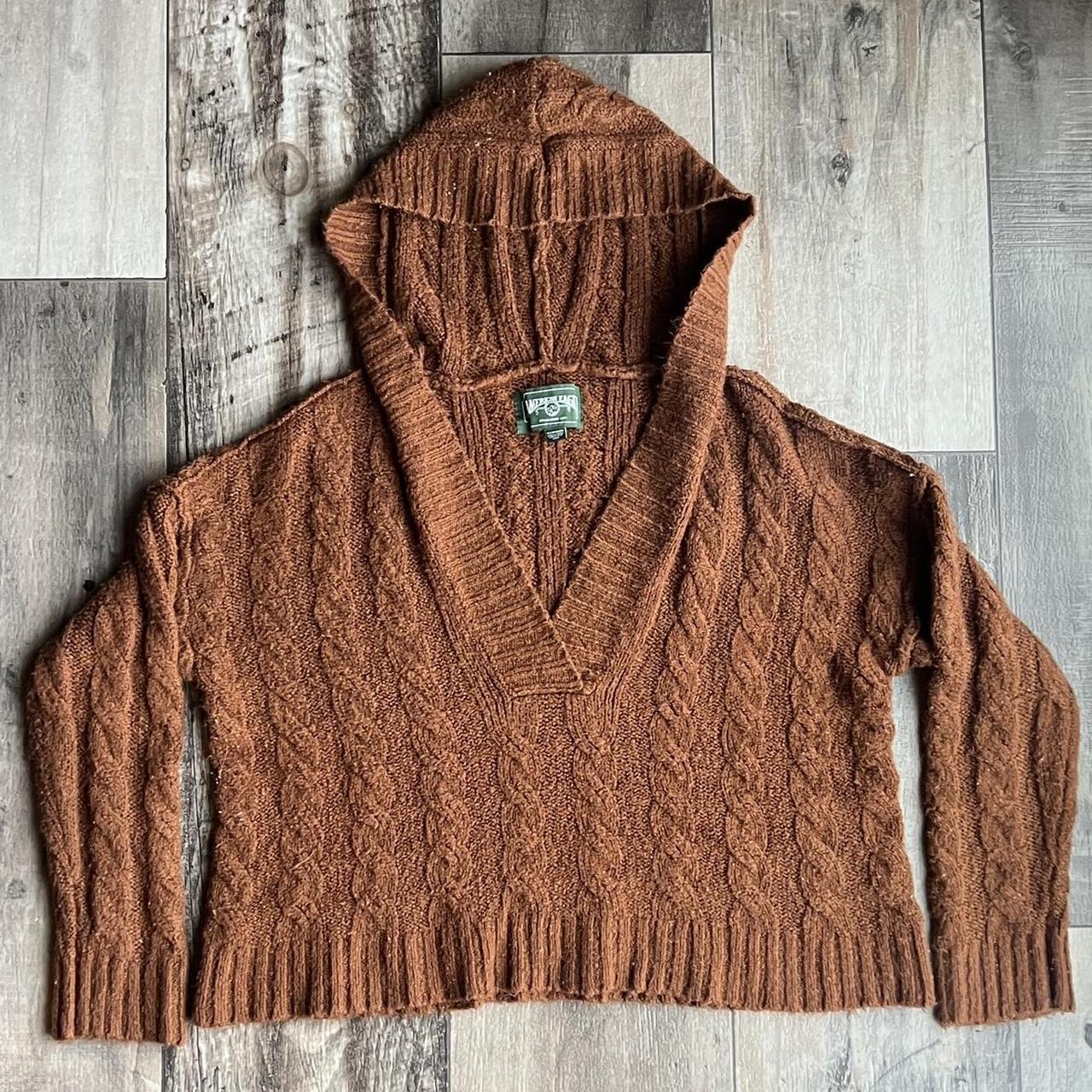 American eagle burnt deals orange sweater