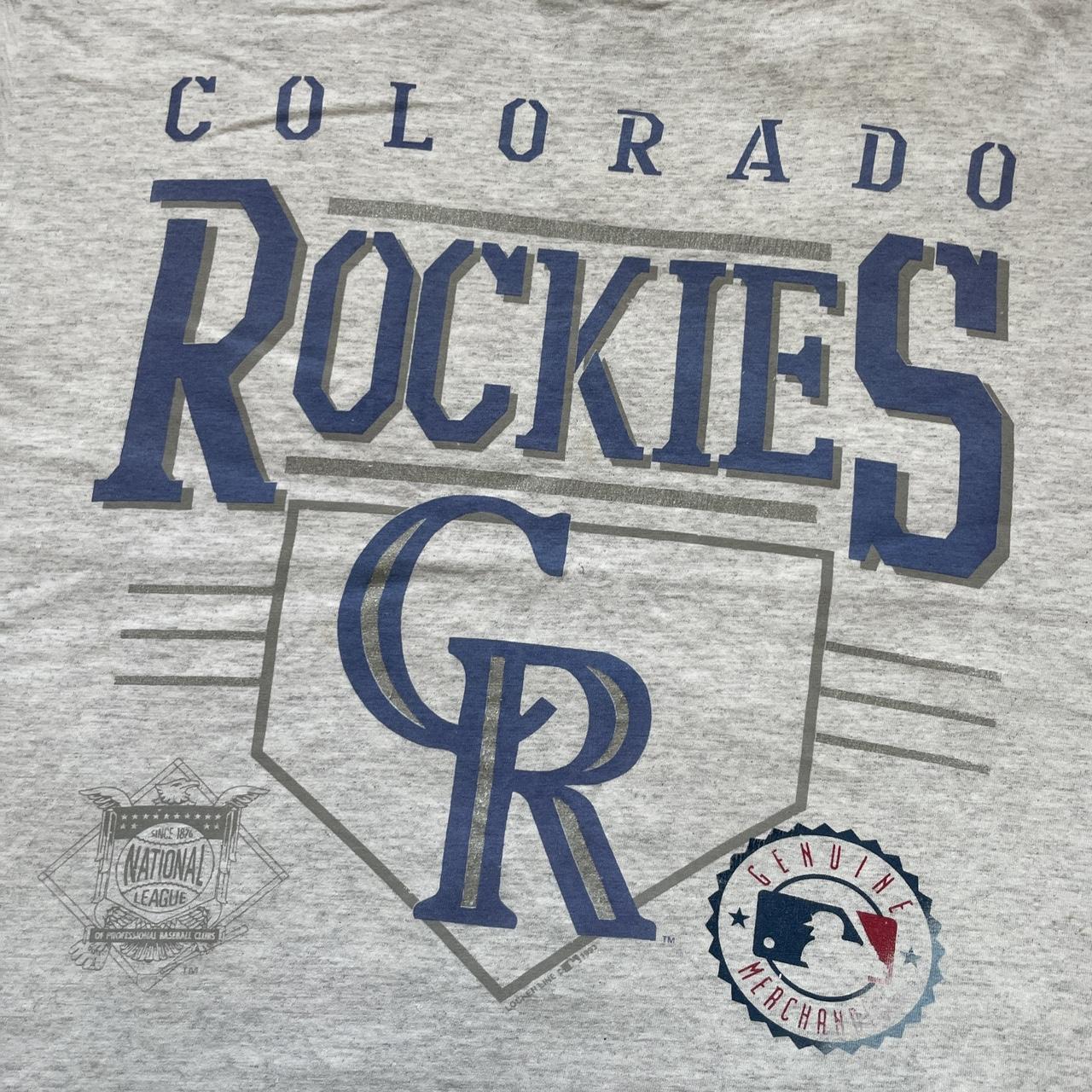 Vintage 1993 Colorado Rockies t-shirt Made In - Depop