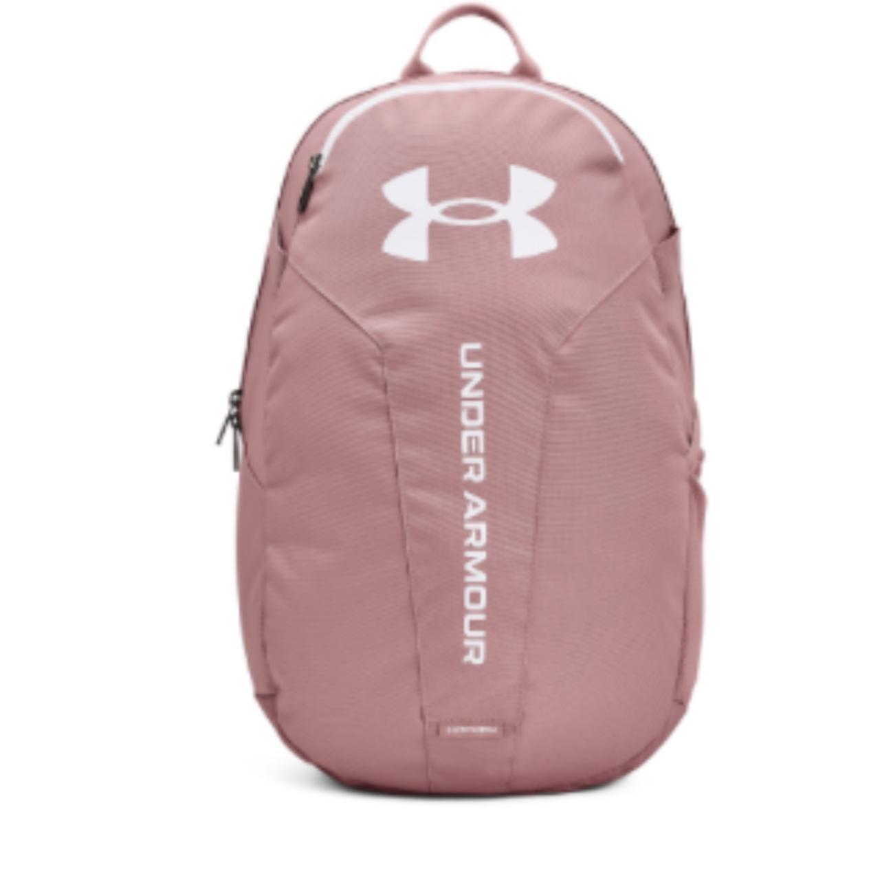 pink under armor backpack - Depop